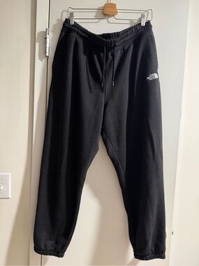 The North Face Black Women Fleece Joggers with Logo